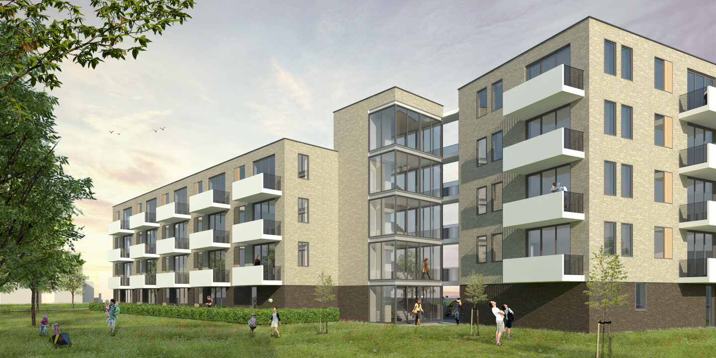 Nieuwbouw 62 appartementen De Nieuwe Inslag te Breda