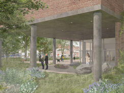 Zijaanzicht onderdoorgang